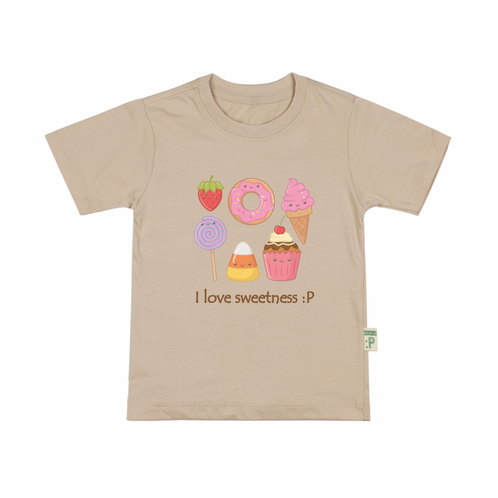 QolonP (:P) โคลอนพี เสื้อยืดเด็ก “คอกลม” ลายขนม คอตต้อน 100%#32 สีสวย เนื้อนุ่ม ใส่สบาย ราคา ถูกที่สุด ดีลบีเคเค แกลเลอรีภาพที่ 5