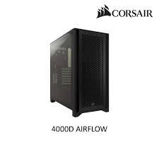 4000D AIRFLOWCASE CORSAIR  4000D AIRFLOW BLACK  TEMPERED GLASS MID-TOWER : CC-9011200-WW