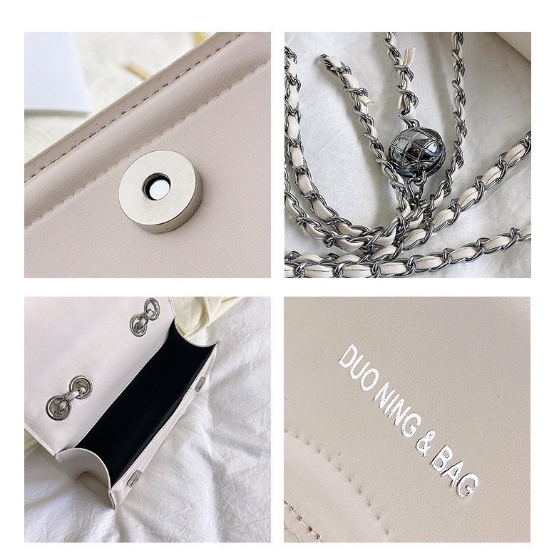 พร้อมส่ง🚚กระเป๋าสะพายไหล่ หนังPU กระเป๋าสะพายข้างแฟชั่นผู้หญิง