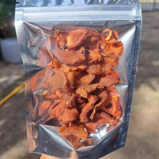 ผลส้มแขก ตากแห้ง สีสวย ทำสด ใหม่ ตากโดยใช้แสงอาทิตย์ ไม่แช่เกลือ เนื้อแน่น เปรี้ยวจี๊ด วิตามินซีสูง