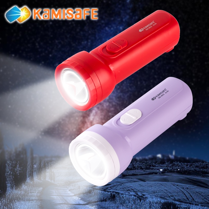TSM รุ่น KM-8953 ไฟฉายชาร์จไฟขนาดเล็ก500mAH Kamisafe แบบชาร์จไฟบ้าน LEDไฟฉายชาร์จไฟบ้าน สายชาร์จในตัว ปรับไฟได้ 2 ระดับ