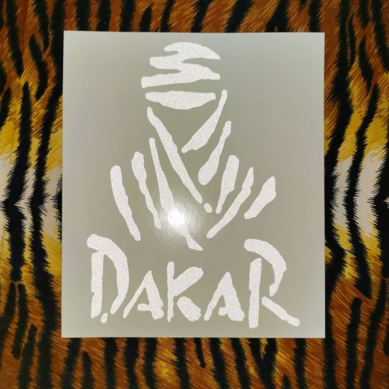 สติ๊กเกอร์ DAKAR แต่งรถ สะท้อนแสง 3m เป็นงานไดคัทตัดประกอบ ทนแดดทนฝน สีไม่ซีดจาง มีทั้งงาน สะท้อนแสง และไม่สะท้อนแสง