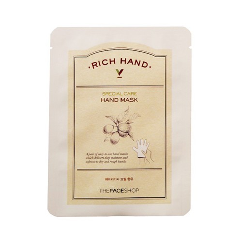 THE FACE SHOP RICH HAND V SPECIAL CARE HAND MASK