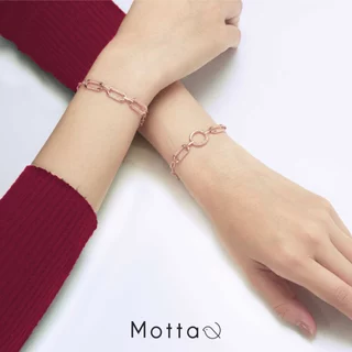 Motta Bracelet สร้อยข้อมือชุบทองคำขาว แบบเกาหลี