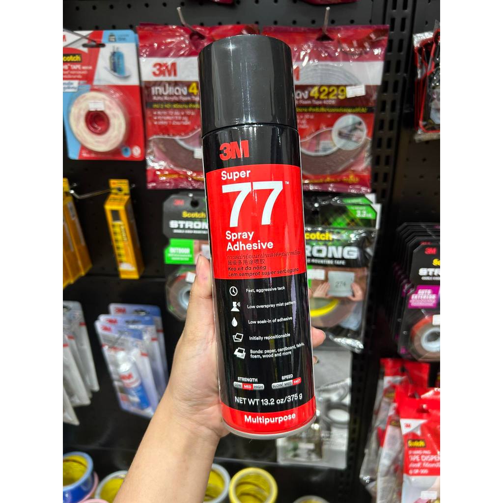 3M 77 Super Spray Adhesive กาวสเปรย์ 77 ขนาดบรรจุ 13.2 oz. / 325 g