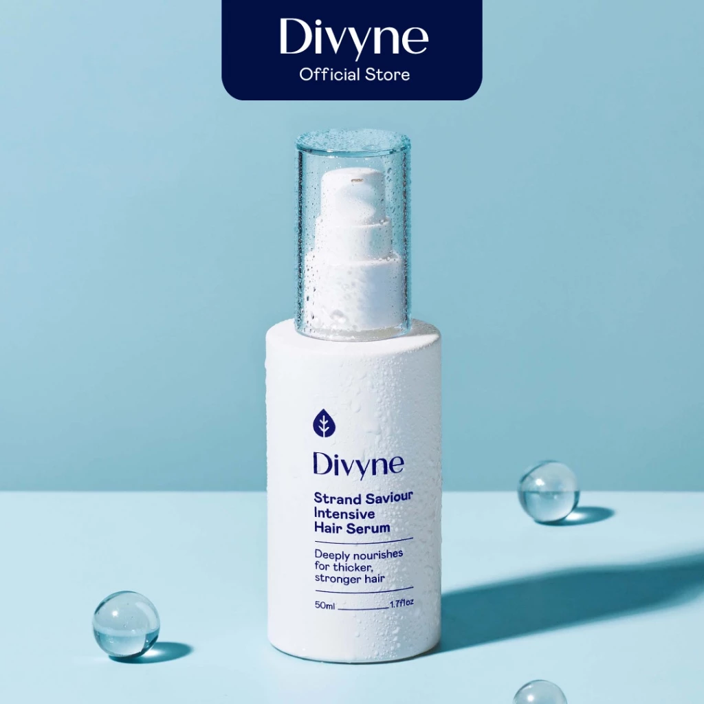 DIVYNE Strand Saviour Intensive Hair Serum 50ml เซรั่มลดผมร่วง เพิ่มดกหนา ปกป้องผมเสีย ล็อคสีผม