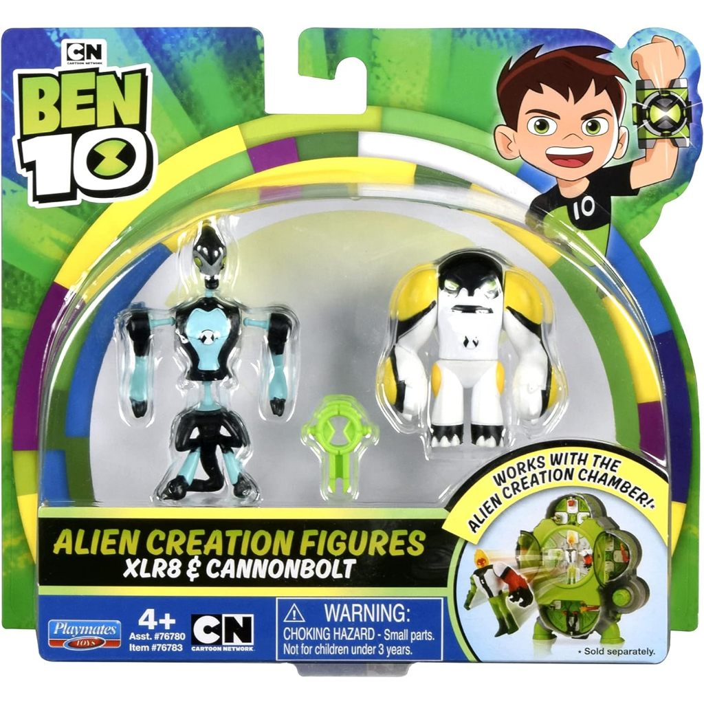 Ben 10 Alien Creation Figures - XLR8 &amp; Cannonbolt