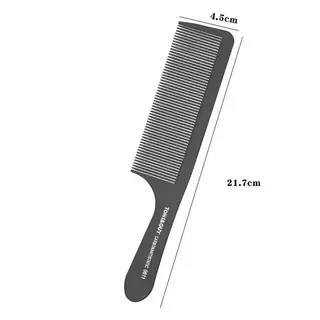 หวีเฟด Nanika 0611สีขาว/สีดำ Fade comb หวีคาร์บอน หวีตัดผม