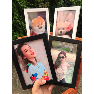 กรอบโมเดิร์นกระจก 1 แถม 1 ขนาด 4x6 นิ้ว พร้อมรูป