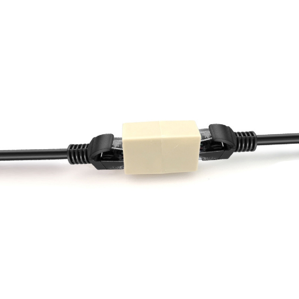(ต่อยาวLAN)- ขายส่ง-🌈ตัวต่อกลางเพิ่มความยาวสายแลน  LAN RJ45 (F-F)👍 Jack Connector RJ45 (F-F)💥