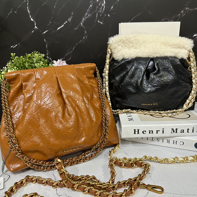 กระเป๋าสะพาย c&kสาย chain size small สวยจึ้ง ต้องมี tote bag
