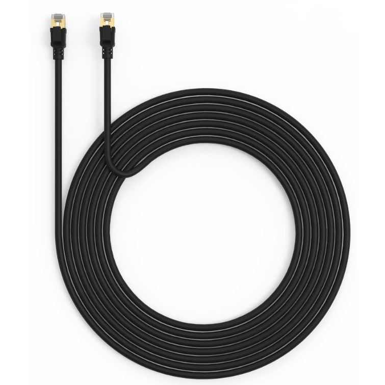 FEELTEK FLEXIBLE CAT8 ETHERNET CABLE 3M (BLACK)