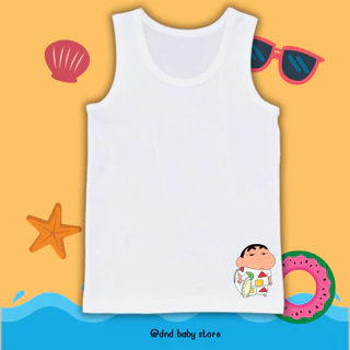 เสื้อกล้ามเด็ก เสื้อซับในลายชินจัง ผ้านุ่มใส่สบายซักแล้วไม่ยับ