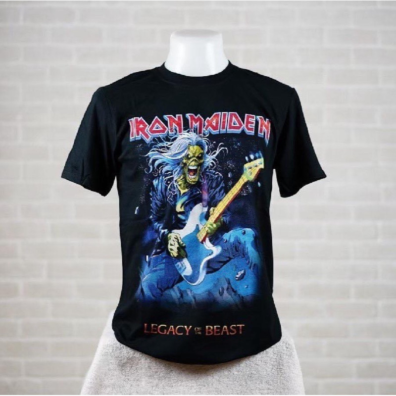 เสื้อวง Iron Maiden ลิขสิทธิ์แท้100% ลาย EDDIE ON BASS