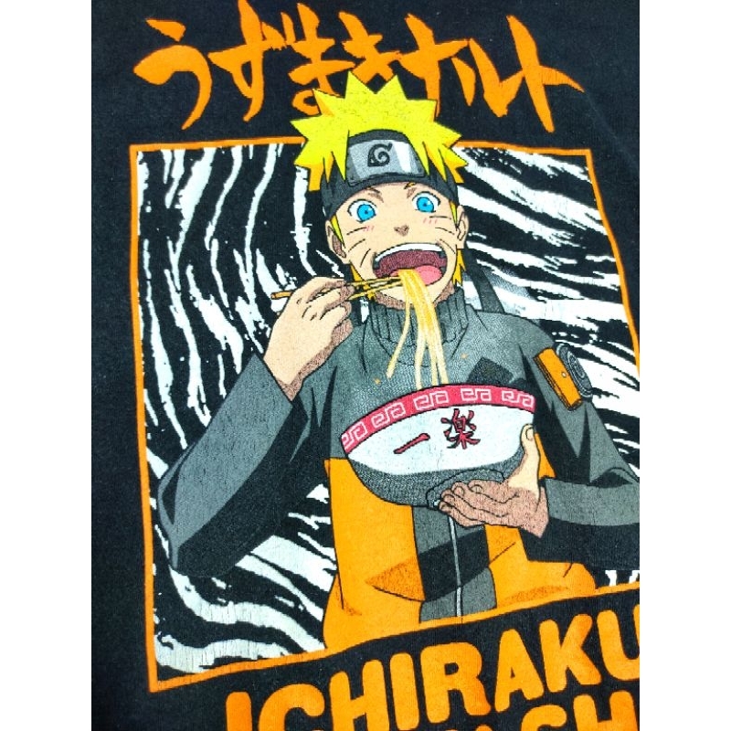 เสื้อยืด มือสอง ลายการ์ตูน อนิเมะ Naruto อก 46 ยาว 31