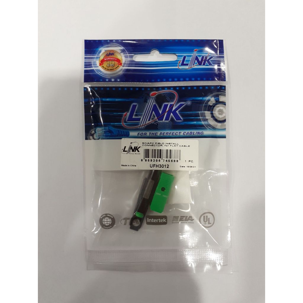 UFH3012 SC/APC Field Install Connector for Flat Cable Link