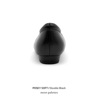 Sweet Palettes รองเท้าหนังแกะ Poesy Soft Double Black