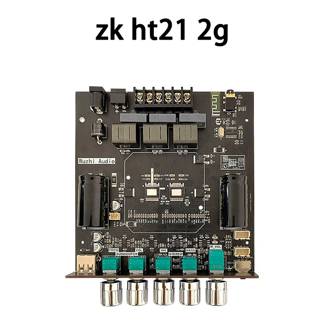 แท้ zk ht21 2G แอมป์จิ๋วบลูทูธ zk ht21-2G เครื่องขยายเสียง กำลังขับ 160W*2+22OW ต่อขยาย ZK AMP มินิแ