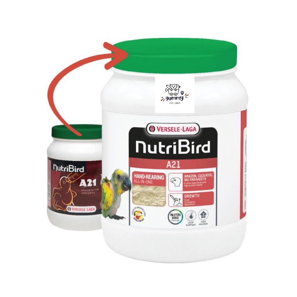 Nutribird A21 800g-250g อาหารลูกป้อน อาหารลูกนก สูตรสำหรับลูกนกทุกสายพันธ์ุ อาหารลูกป้อนนก อาหารนก