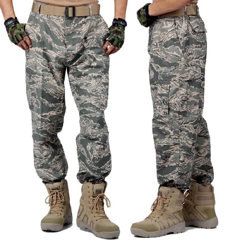 กางเกงทหารอเมริกา ลายพราง ไทเกอร์ แท้ 100% ของทหารอากาศ USA (มือ2)