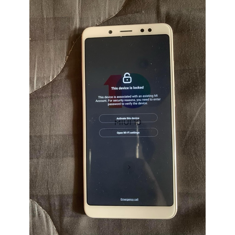 Xaomi Note 5 (AI Dual Camera) : Model:M1803E7SG