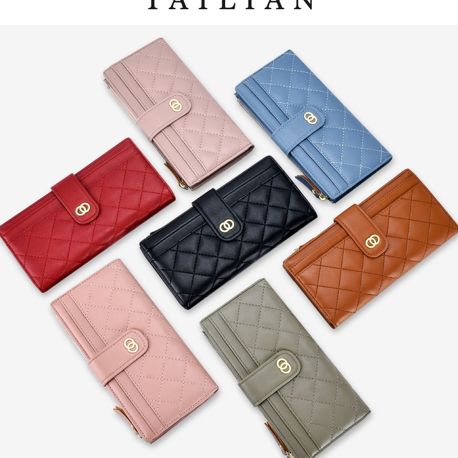 TAILIAN  T3676-133 สําหรับผู้หญิง กระเป๋าสตางค์ใบยาว ช่องใส่บัตรเยอะ พร้อมส่ง