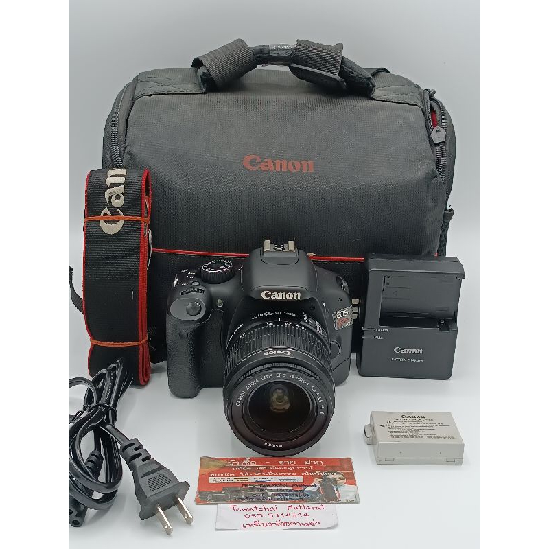 กล้อง Canon Kiss x4 (550D) + 18-55 F3.5-5.6 IS II กล้องมือสอง เลนส์มือสอง