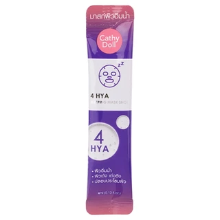 CATHYDOLL 4Hya Sleeping Mask Shot (4ml.) เคที่ดอลล์ โฟร์ ไฮยา สลีปปิ้ง มาสก์ ช็อต