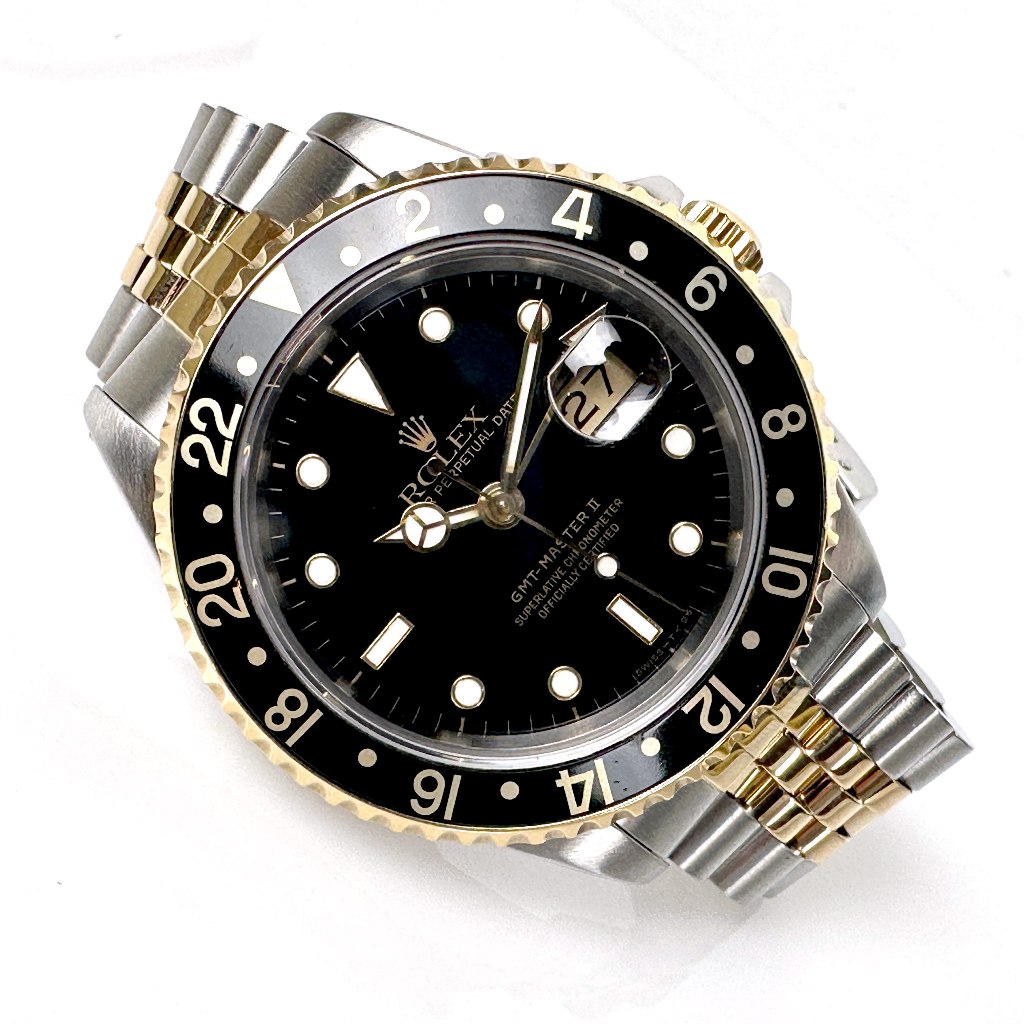 นาฬิกามือสอง ROLEX GMT-Master II 16713 ปี 1991 X Serie Automatic Date ขนาดตัวเรือน 40 mm. (Pre-owned)