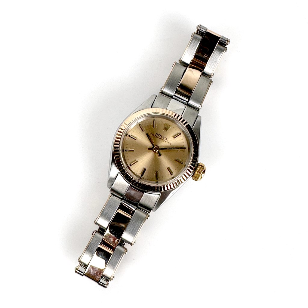 นาฬิกามือสอง ROLEX Oyster Perpetual Lady 6619 ปี 1959 Automatic Date สำหรับสตรี ขนาดตัวเรือน 25 mm. 