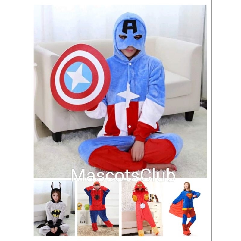 ชุดฮีโร่ มาสคอตฮีโร่ ชุแฟนซีฮีโร่พร้อมส่ง