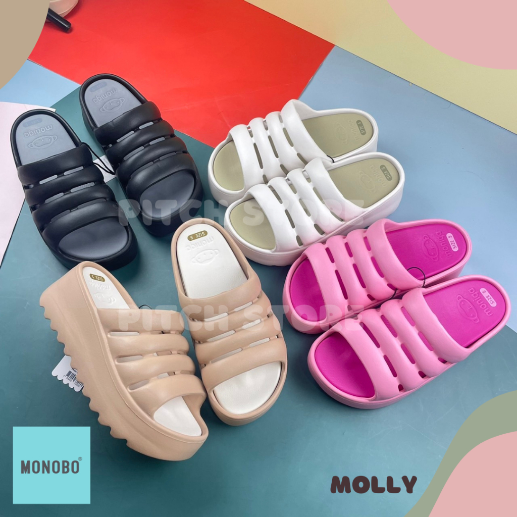 Monobo รองเท้าแตะแบบสวมผู้หญิง รุ่น Molly (5-8)