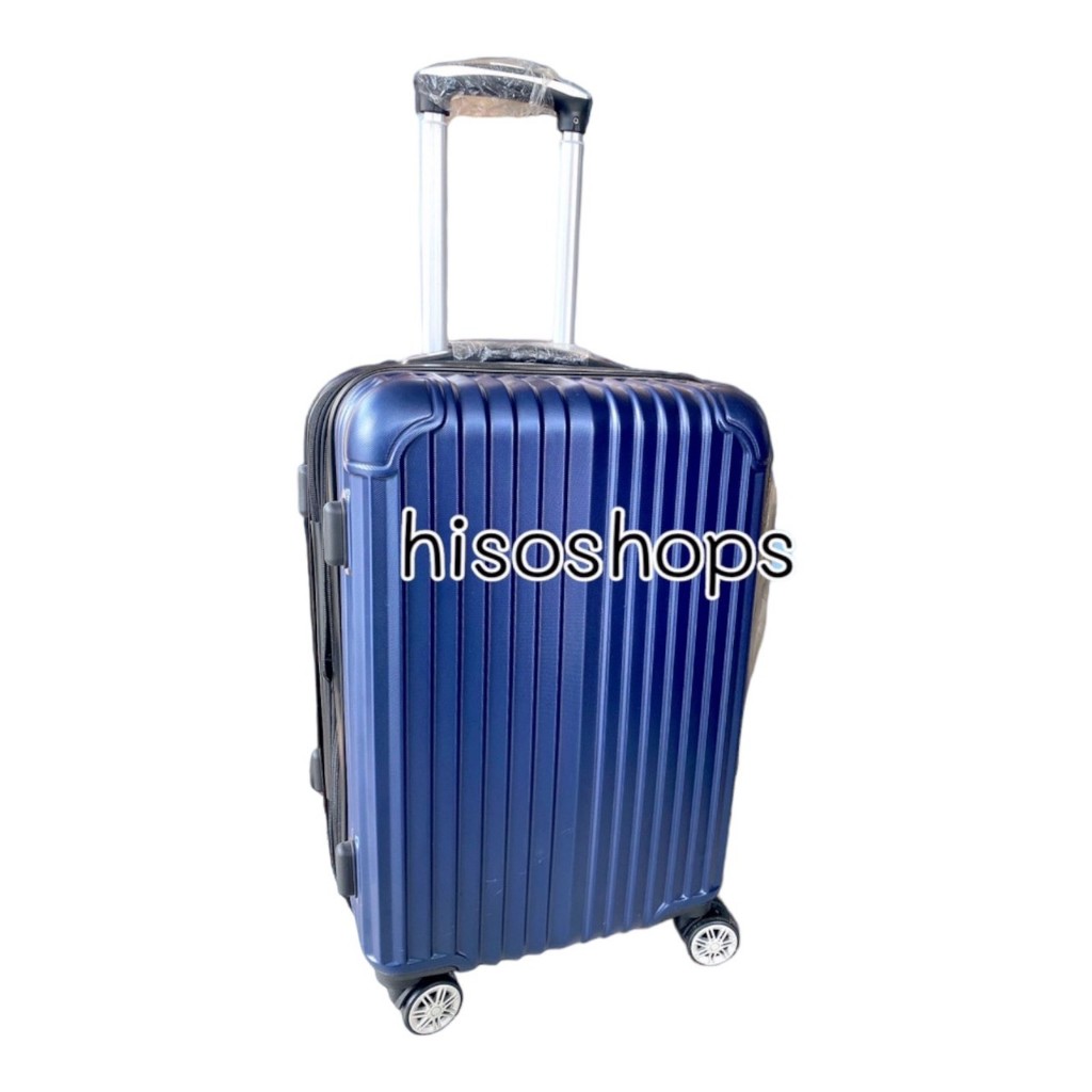 QF-001 กระเป๋าเดินทางล้อลาก วัสดุ ABS ขนาด 24 นิิ้ว สีน้ำเงิน