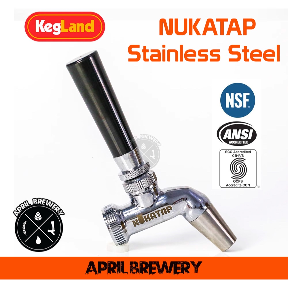 NUKATAP Stainless Steel Forward Sealing Tap KL15509 ก๊อกเบียร์ เบียร์ Tap Brewing [ Kegland ]