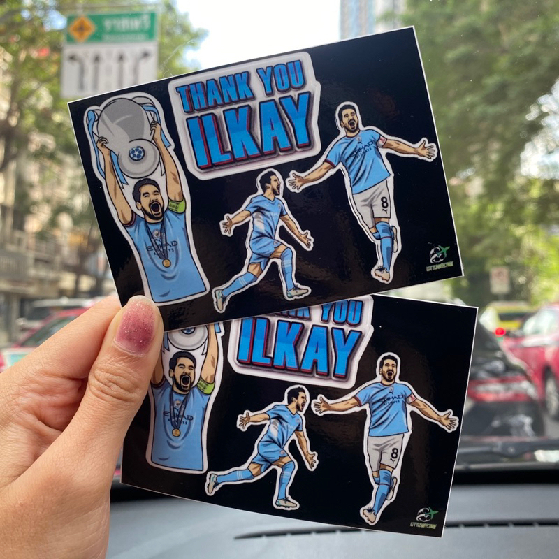 💙STICKER MAN CITY ILKAY GUNDOGUN✨ (สติ๊กเกอร์เเมนซิตี้ อิลคาย กุนโดกัน)
