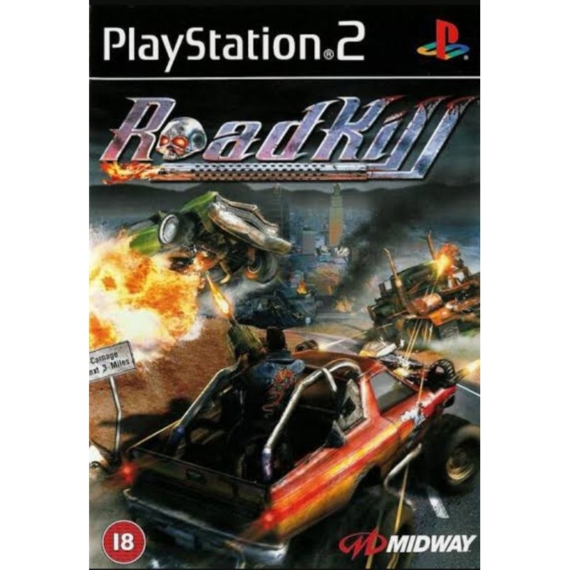 แผ่นเกมส์Ps2 - Road Kill แนวแข่งรถแข่งโจมตีกัน (เก็บปลายทางได้)✅️
