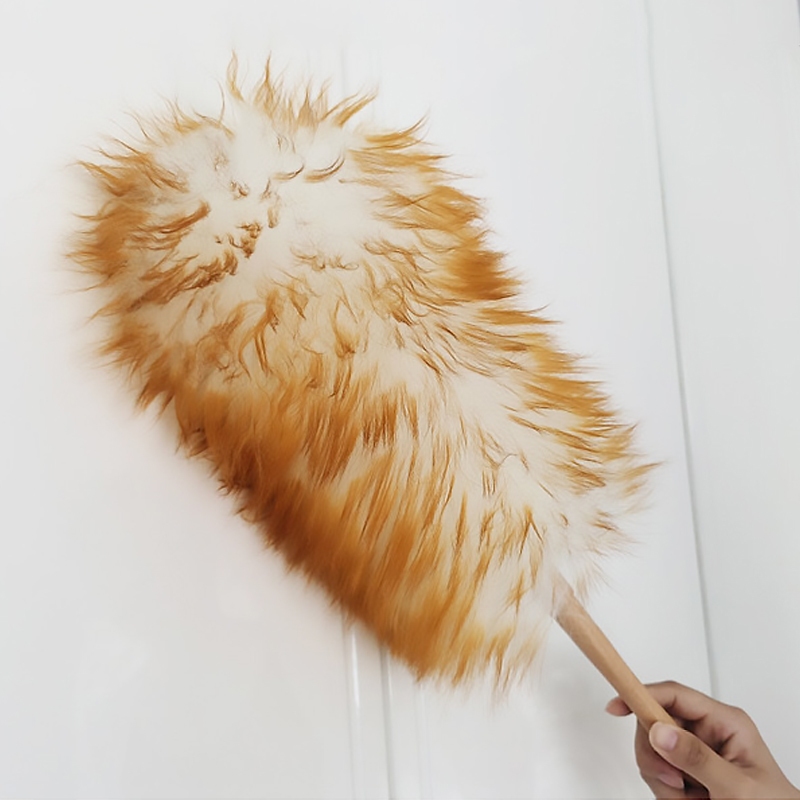 Happylife ไม้ปัดฝุ่นขนแกะ ไม้ปัดฝุ่นรถยนต์ ขนหนานุ่มฟู ด้ามยาวสุดคุ้ม ขนาด60ซม. - รูปที่ 3