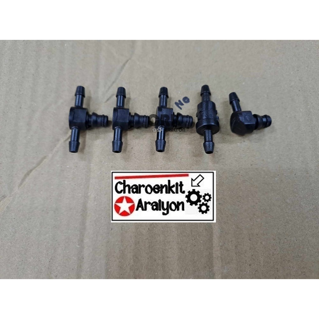 ข้อต่อสายน้ำมันไหลกลับหัวฉีด FORD ฟอร์ด MAZDA มาสด้า T5 RANGER เรนเจอร์ BT50 ปี 2006-2011 5 ตัวชุด