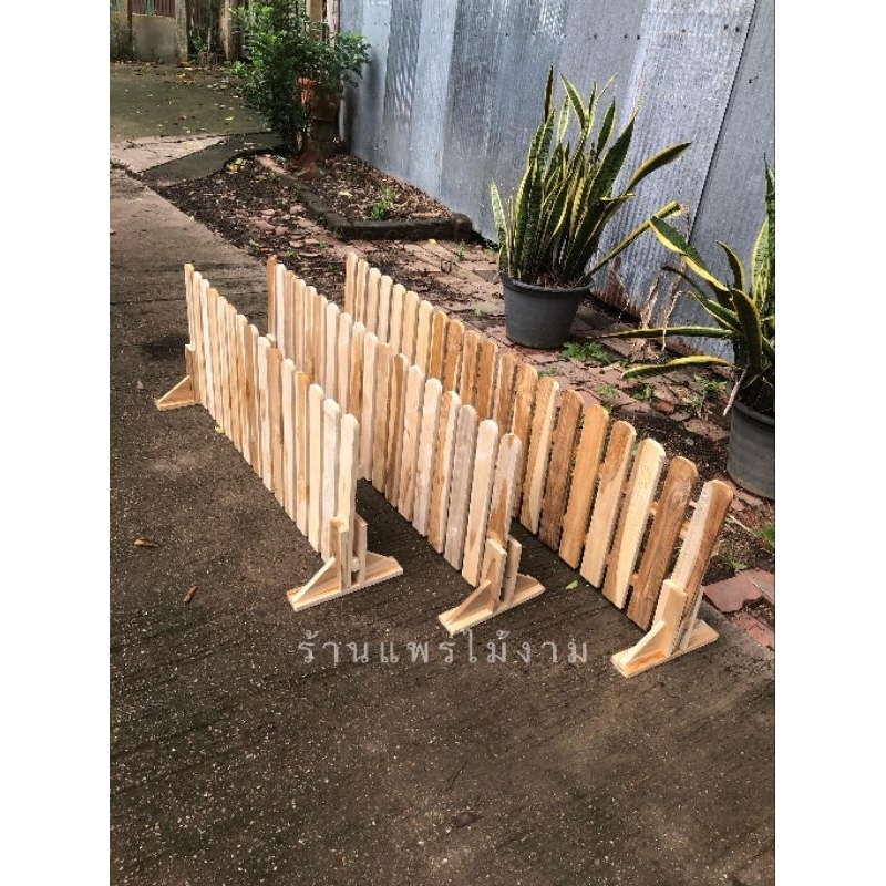 รั้วไม้สัก รั้วสนาม ทำจากไม้สัก ไม้หนาคัดพิเศษ(ขนาด 100*40/120*40/150*40cm)
