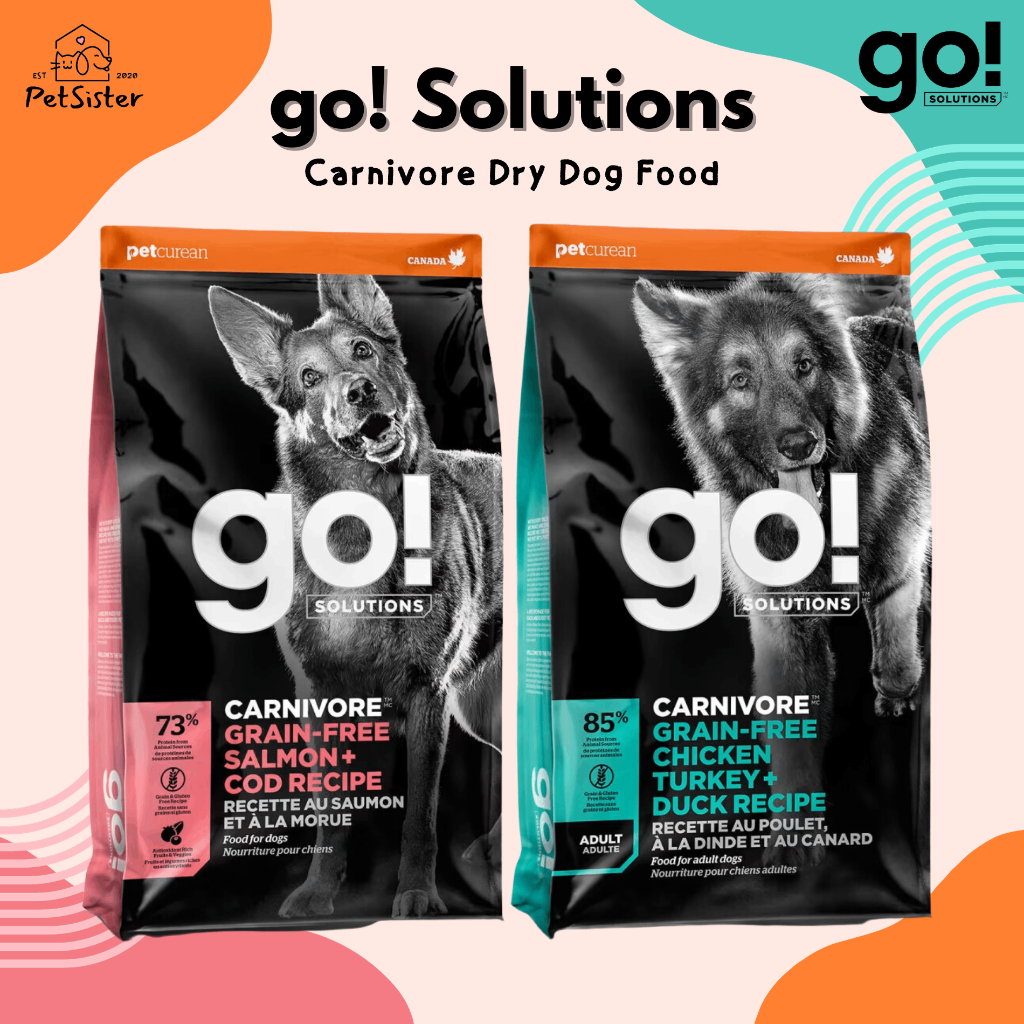 🐶go! Solution Carnivore Dry Dog Food อาหารเม็ดสุนัขเกรด Holistic x Petsister