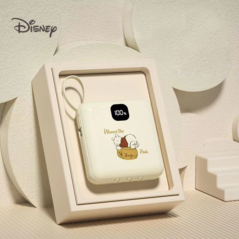 ELOOP รุ่นใหม่ล่าสุดปี2023 Disney แบตสำรอง 30000mAh ขนาดเล็กน้ำหนักเบา Power Bank ของแท้ 100%