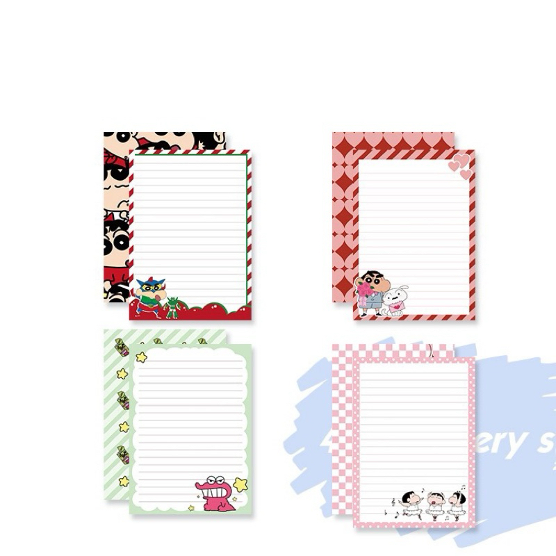 [พร้อมส่ง]กระดาษโน้ตลายชินจังA5
