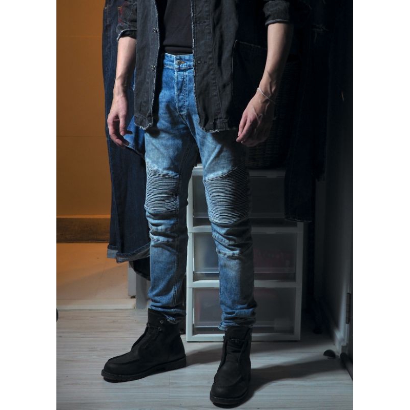 H&M #biker jeans #H&Mjeans