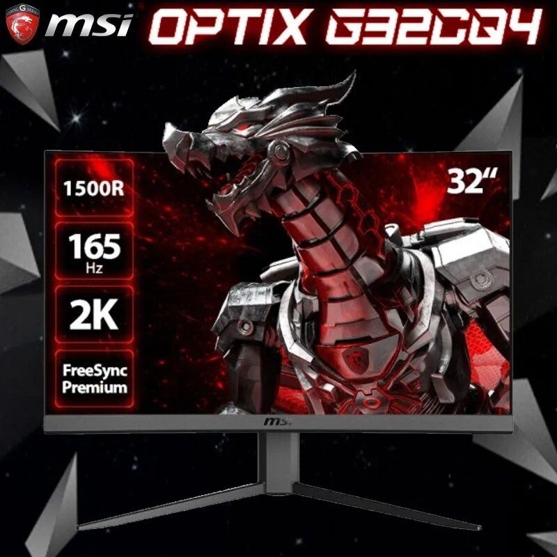 จอเกมส์มิ่ง จอโค้ง MSI OPTIX G32CQ4 31.5" VA 165Hz 2K CURVED FREESYNC ของใหม่มือ1💯
