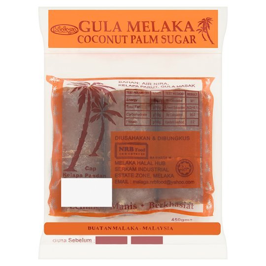 น้ำตาลมะพร้าว NRB Coconut Palm sugra Gula Melaka 马六甲椰糖 450g Product of Malaka(Malaysia)  Halal