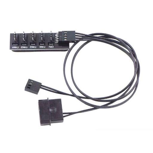 Computer fan hub FAN HUB one minute five pwm2510  4Pin independent power supply upgraded version