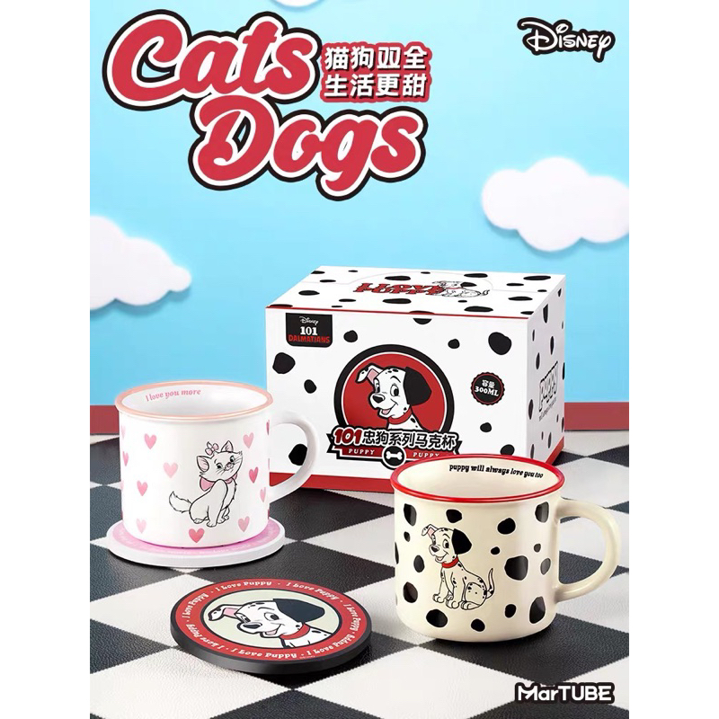 Dalmatian🎲Pongo 101 Dalmatian Cup / Marie Cup 🎀