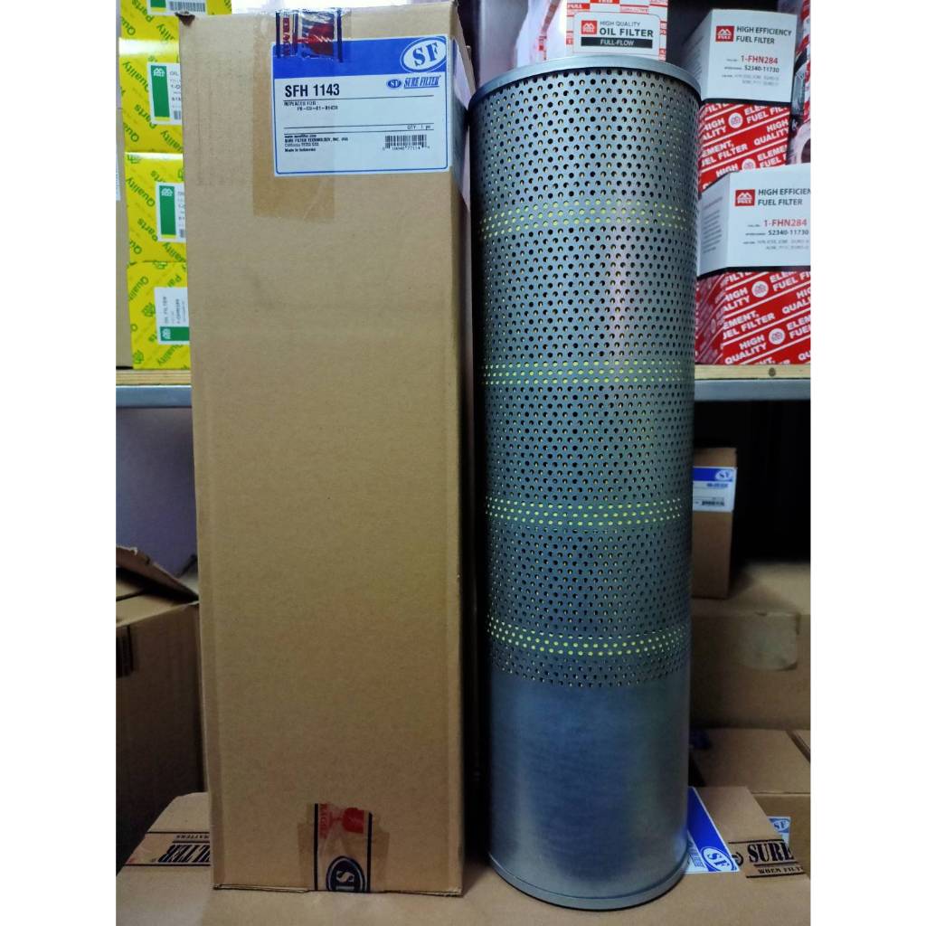 Sure Filter  SFH1143  กรองไฮดรอลิค  SFH 1143  P0C00101430  P0-C0-01-01430  SANY SY195C  SY205C  Hydr