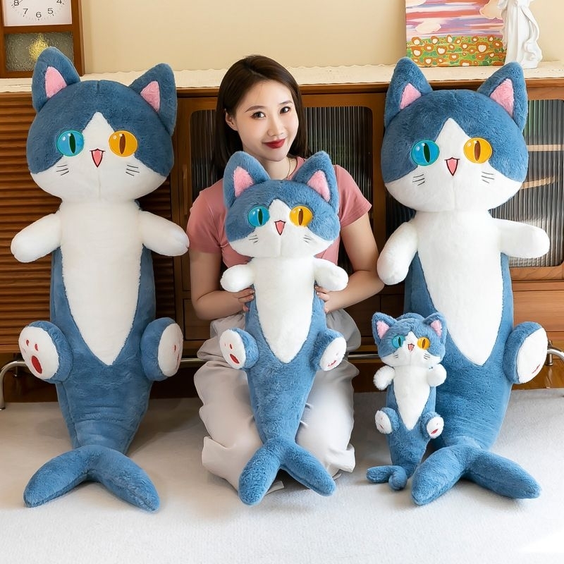 ตุ๊กตาแมวฉลามของขวัญของฝากอัดเสียงได้30วินาที