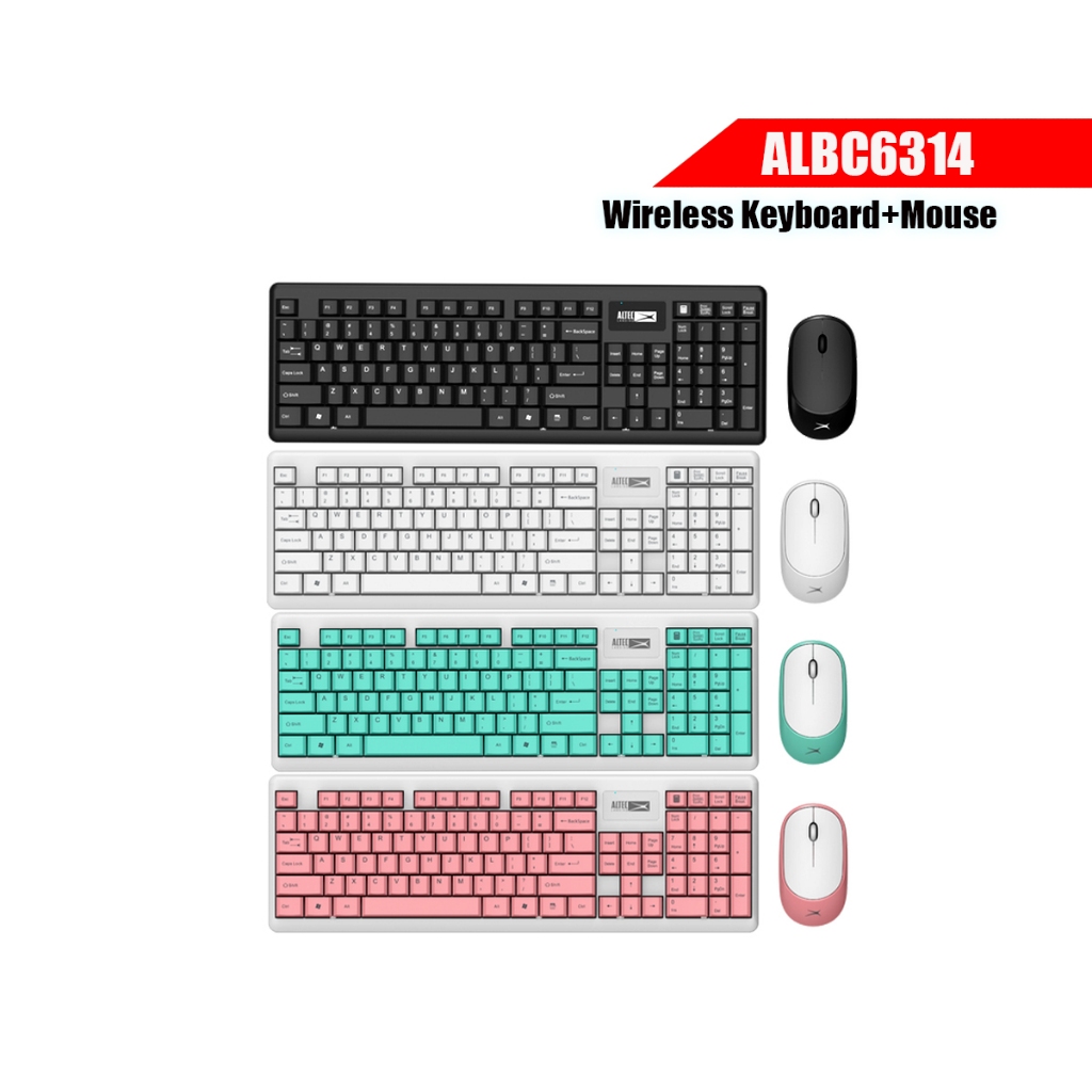 Altec Lansing ALBC6314 wireless keyboard wireless mouse combo ชุดคีย์บอร์ดและเมาส์ไร้สาย